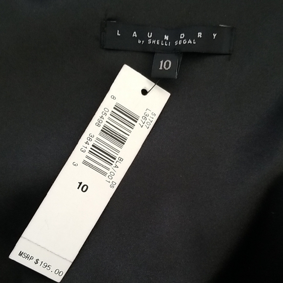 Laundry By Shelli Segal Black Backless Dress - Picture 4 of 4